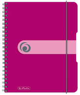 Image herlitz Collegeblock easy orga to go, A5, 80 Blatt, beere