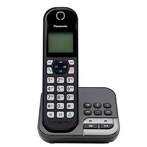 Image Panasonic KX-TGC460GB Schnurloses Telefon mit Anrufbeantworter schwarz