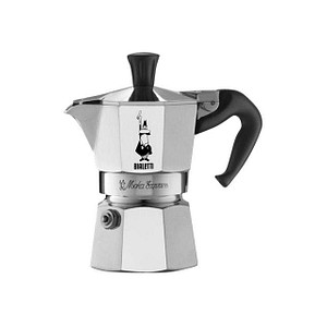 Image BIALETTI Moka Express 1 Espressokocher silber, 1 Tasse