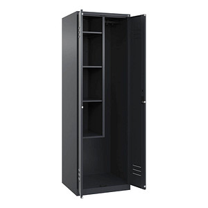 Image CP Putzmittelschrank Classic Plus 080100-00-S10023 anthrazitgrau 60,0 x 50,0 x 185,0 cm, aufgebaut