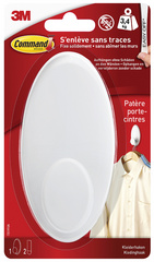 Image 3M Command Kleider-Haken, Kunststoff, Größe: XL, weiß