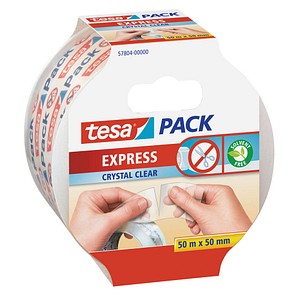 Image TESA Packband TESA tesapack® Express Transparent (L x B) 50 m x 50 mm Inhalt: 1