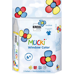 Image KREUL Window Color Pen "MUCKI", 4er-Set