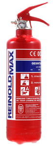 Image REINOLD MAX Feuerlöscher für Kraftfahrzeuge, 2 kg, DIN EN 3