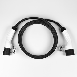 Image IWH E-Auto-Ladekabel, 2x Typ 2 Stecker, 3-phasig