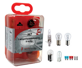 Image IWH KFZ-Lampenersatzkasten H7, 8-teilig