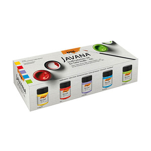 Image KREUL Textilfarbe JAVANA, XXL-Set, 5 x 50 ml
