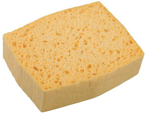 Image NIGRIN Performance Viskose-Autoschwamm, eckig, gelb