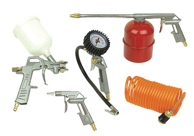 Image BRÜDER MANNESMANN Druckluft-Set 5tlg. (1527)