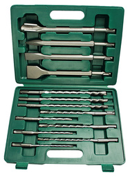 Image BRÜDER MANNESMANN SDS-PLUS Bohrer- & Meißel-Satz, 13-teilig