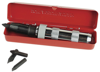 Image BRÜDER MANNESMANN Schlagschrauber, 1/2" (12,5 mm) in Metallkassette, mit 4 Bits