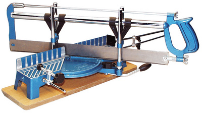 Image BRÜDER MANNESMANN Gehrungssäge, Blattlänge: 550 mm mit Längsanschlag, Schnittti