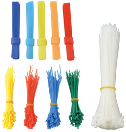 Image BRÜDER MANNESMANN Kabelbinder- & Klettband-Set, 350-teilig