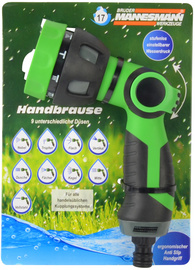 Image BRÜDER MANNESMANN Gartenbrause, 9 Sprühfunktionen