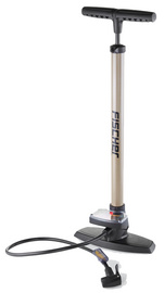 Image FISCHER Fahrrad-Standpumpe Duokopf, für alle Ventile