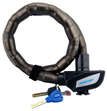 Image FISCHER Glieder-Fahrradschloss, Länge: 900 mm, schwarz