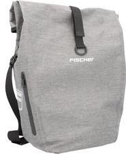 Image FISCHER Fahrrad-Gepäckträgertasche City, grau