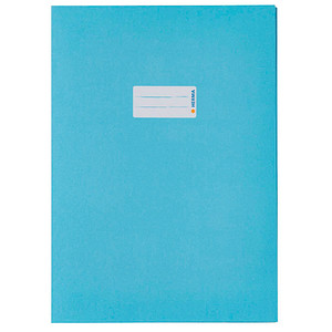 Image HERMA Heftschoner, DIN A4, aus Papier, hellblau mit Beschriftungsfeld, aus 100 