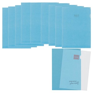 Image 10 ELCO Sichthüllen Ordo transparent DIN A4 blau glatt 80 g/qm
