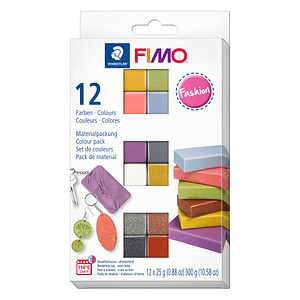 Image FIMO SOFT Modelliermasse-Set "Fashion", 12er Set