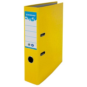 Image DONAU Öko Ordner gelb Karton 7,5 cm DIN A4