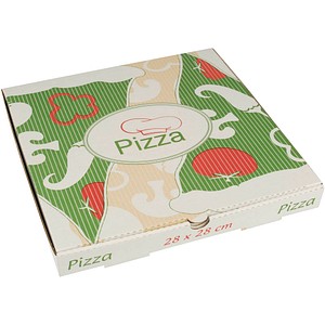 Image 100 PAPSTAR Pizzakartons pure 28,0 x 28,0 cm