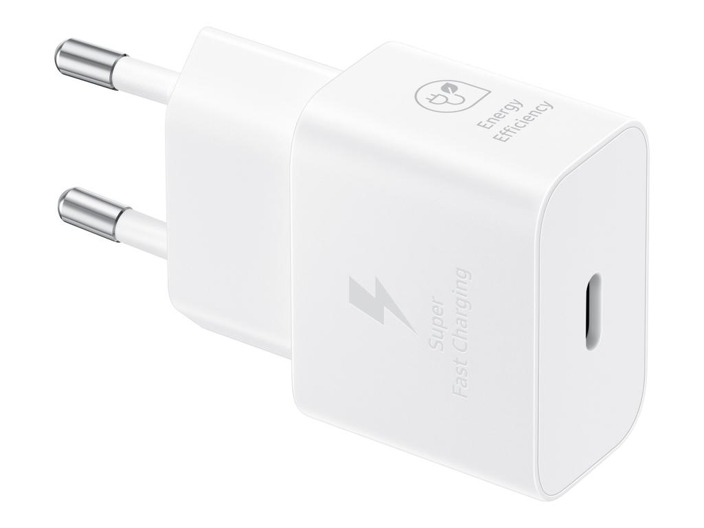 Image SAMSUNG Galaxy Power Adapter USB Type C 25W w/o Cable White