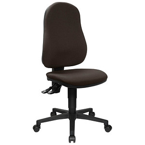 Image Topstar Bürostuhl Point 60, 8160G08 Stoff braun, Gestell schwarz