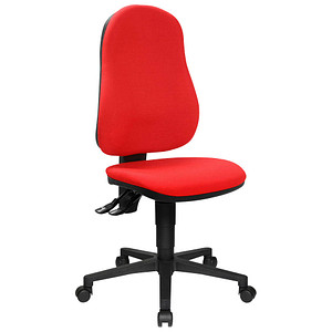 Image Topstar Bürostuhl Point 60, 8160G21 Stoff rot, Gestell schwarz