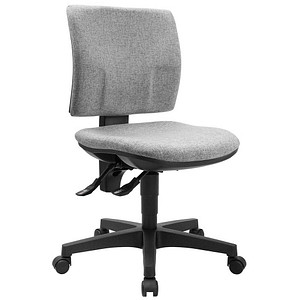 Image Topstar Bürostuhl Pro 30, PU300G23 Stoff grau, Gestell schwarz