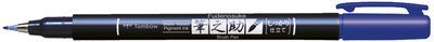 Image Tombow Kalligraphie-Stift Fudenosuke, Härtegrad 1, blau