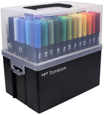 Image Tombow Doppelfasermaler "ABT DUAL BRUSH PEN",108er Stiftebox
