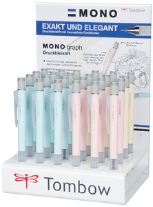 Image Tombow Druckbleistift "MONO graph" Pastell, 24er Display