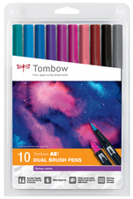 Image Tombow Doppelfasermaler "DUAL BRUSH PEN ABT", 10er Galaxy