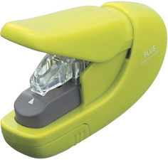 Image PLUS JAPAN Heftgerät SL-106AB klammerlos, grün