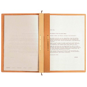 Image 25 LEITZ Hängehefter ALPHA® 1987 Karton naturbraun 2 x kaufmännische Heftung