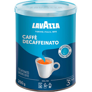 Image LAVAZZA Caffé Decaffeinato  Kaffee, gemahlen Arabica- und Robustabohnen mild 250,0 g