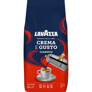 Image LAVAZZA Crema e Gusto Classico Kaffeebohnen Arabica- und Robustabohnen 1,0 kg