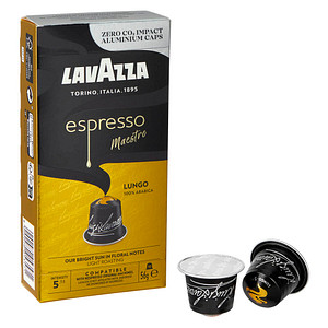 Image LAVAZZA Espresso Maestro Lungo Kaffeekapseln Arabicabohnen 56,0 g