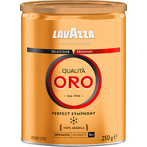 Image LAVAZZA Qualita Oro Kaffee, gemahlen Arabicabohnen 250,0 g