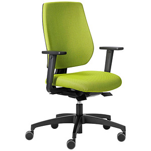 Image Dauphin Bürostuhl speed-o comfort, SP 7639_SLP4 Stoff grün, Gestell schwarz