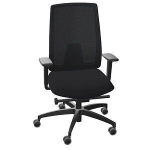 Image Dauphin Bürostuhl Indeed mesh Stoff schwarz