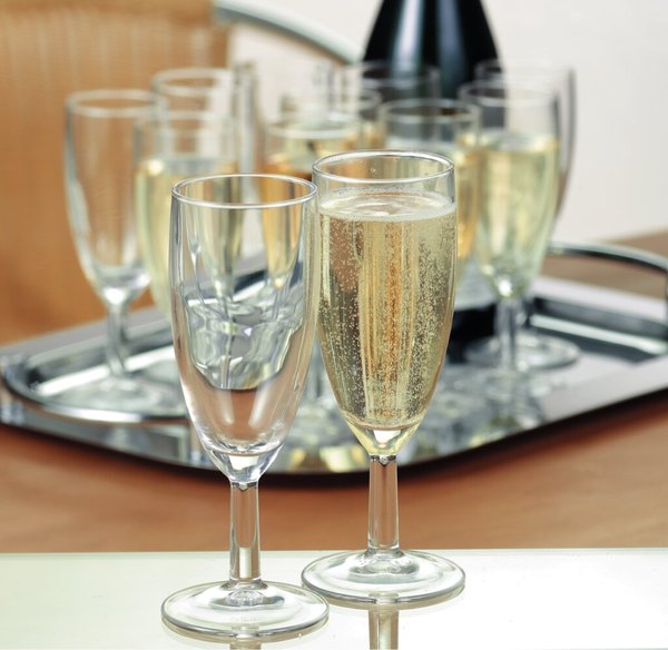 Image 12er Set Sektkelche FIVESTAR 0,15 Liter, Höhe: 15,5cm