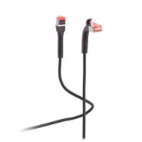 Image S-CONN Flexline Patchkabel Cat. 6A mit biegbaren Stecker U/FTP schwarz 0.25m - 