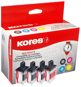 Image KORES Multi-Pack Tinte für brother DCP-J125-DCP-J315W kompatibel zu OEM-Nr. LC-