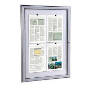 Image Showdown® Displays Schaukasten S alu 4x DIN A4