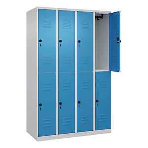 Image CP Spind Classic Plus lichtblau, lichtgrau 080300-40-S10004, 8 Schließfächer 120,0 x 50,0 x 185,0 cm