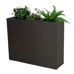 Image Garden Pleasure Pflanzkübel Kunststoff coffee rechteckig 100,0 cm