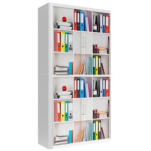Image PAPERFLOW Rollladenschrank  Ordner4 Fachböden 110,0 x 41,5 x 204,0 cm