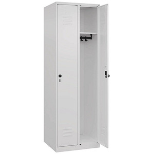 Image CP Spind Classic Plus verkehrsweiß 080000-20-S10012, 2 Schließfächer 60,0 x 50,0 x 185,0 cm